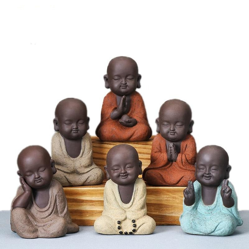 Ceramic Cute Buddha Statues